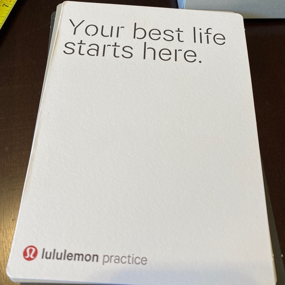 New in box Lululemon Daily Practice Motivation cards. 7 days/ 2 per day.